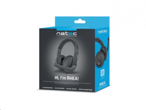 natec Rhea Gamer mikrofonos headset fekete (NSL-1452)
