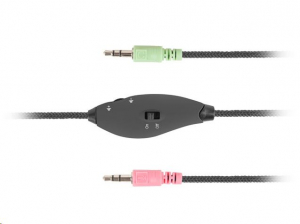 natec Rhea Gamer mikrofonos headset fekete (NSL-1452)