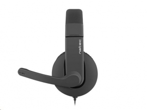 natec Rhea Gamer mikrofonos headset fekete (NSL-1452)