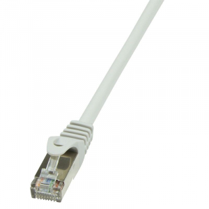 LogiLink F/UTP patch kábel CAT5e 10m szürke  (CP1092S)