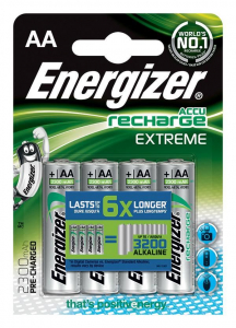 Energizer Extreme 2300 mAh AA akkumulátor (4db/csomag)  (7638900349993)