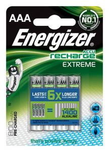 Energizer Extreme 800 mAh AAA akkumulátor (4db/csomag)  (7638900350012)