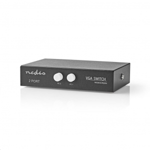 Nedis CSWI5902BK 2 portos VGA kapcsoló fekete