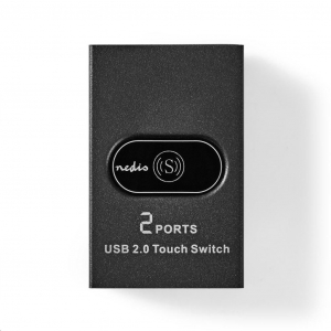 Nedis CSWI6002BK 2 portos USB switch fekete