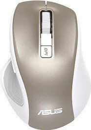 ASUS MW202 Silent vezeték nélküli optikai egér fehér-aranyszínű (90XB066N-BMU020)