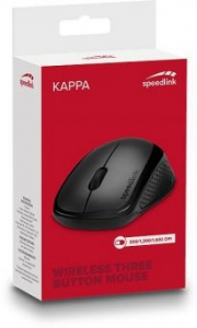 Speedlink KAPPA vezeték nélküli optikai egér fekete (SL-630011-BK)