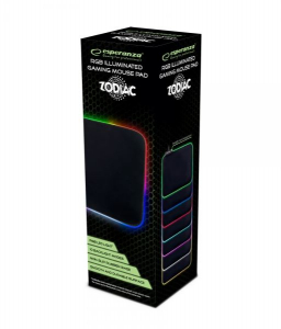 Esperanza ZODIAC RGB LED gaming egérpad fekete (EGP105)