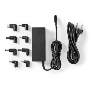 Nedis NBAU9001FBK univerzális notebook adapter 90 W 15 V – 20 V / 6 A