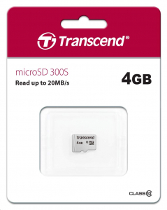 4GB microSDHC Transcend 300S CL10 (TS4GUSD300S)