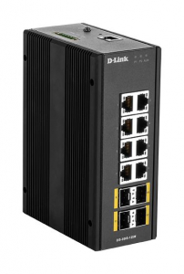 D-Link DIS-300G-12SW menedzselhető 12 portos Gigabit switch