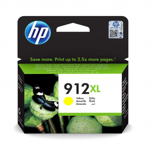 HP 912XL nagy kapacit&aacute;s&uacute; tintapatron s&aacute;rga (3YL83AE)