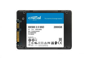 2TB Crucial SSD 2.5" SATA III BX500 meghajtó (CT2000BX500SSD1)