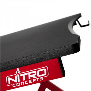 Nitro Concepts D12 gaming asztal fekete-piros (GAGC-172)
