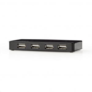 Nedis 7 portos USB hub USB 2.0 (UHUBU2730BK)