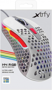 Xtrfy M4 RGB Retro optikai gaming egér (XG-M4-RGB-RETRO / 1158)