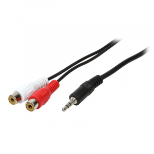 LogiLink 3.5mm stereo male -> 2 x Cinch female 0.2m (CA1047)