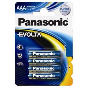 Panasonic Alkaline Evolta 1.5V mini ceruza (AAA) elem (4db / blister)  (LR3EGE/4BP)