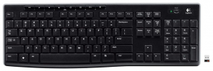 Logitech K270 vezeték nélküli német billentyűzet (920-003052)