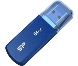 Pen Drive 64GB Silicon Power Helios 202 kék USB 3.2 Gen 1 (SP064GBUF3202V1B)