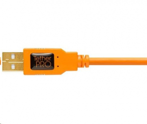 Tether Tools TetherPro USB 2.0 A -> Mini-B 8 pin 4.6m narancs