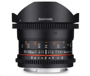 SAMYANG 12mm T3.1 VDSLR ED AS NCS Fish-eye (Sony E) (F1312106101)