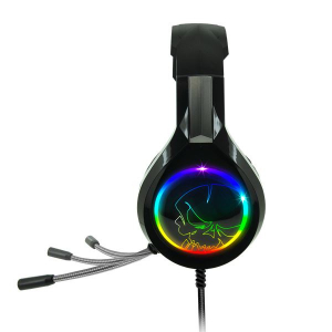 Spirit of Gamer PRO-H8 RGB mikrofonos fejhallgató fekete (MIC-PH8)