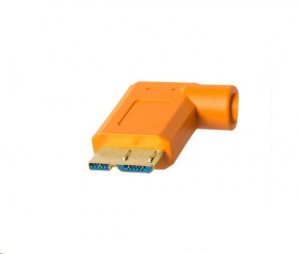 TetherPro USB 3.0 A male -> Micro B Right Angle kábel 4.6m narancssárga (CU61RT15-ORG)