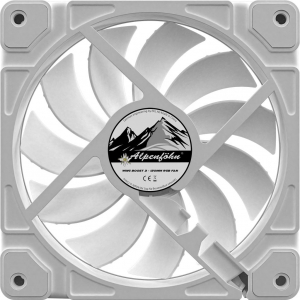 Alpenföhn Wing Boost 3 ARGB High Speed White Edition ház hűtő ventilátor 12cm fehér (84000000166)