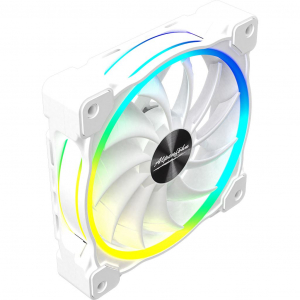 Alpenföhn Wing Boost 3 ARGB High Speed White Edition ház hűtő ventilátor 12cm fehér (84000000166)