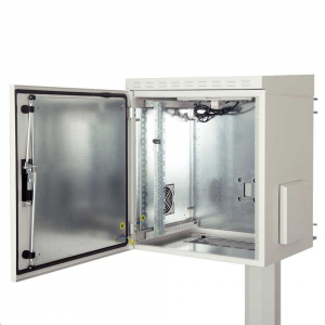 Lande SAFEbox 12U 19" fali rack szekrény szürke (LN-SBO-IP5512U6045-LG)