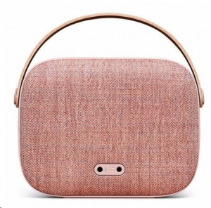 VIFA HELSINKI premium Bluetooth sztereó hangszóró valódi bőr hordszíjjal pasztell rózsa (MG-VIFA-83075)
