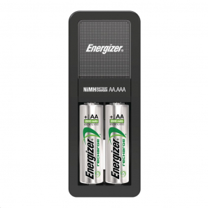 Energizer AccuRecharge Mini NiMH akkumulátor töltő + 2 db 2000mAh AA NiMH HR6 akkumulátor (53542143900)