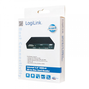 LogiLink 3.5" beépíthető kártyaolvasó (CR0012)