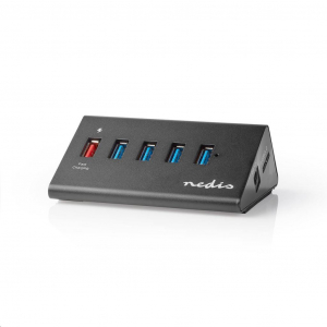 Nedis 5 portos USB HUB USB 3.0 (UHUBUP3510BK)