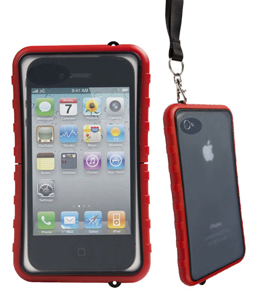 KRUSELL Case SEALABOX vízhatlan telefontok Piros (large) (95333)