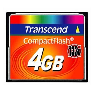4GB Compact Flash Transcend 133x (TS4GCF133)