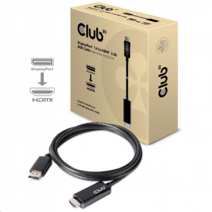 CLUB3D Displayport 1.4 - HDMI 2.0b 2m kábel (CAC-1082)