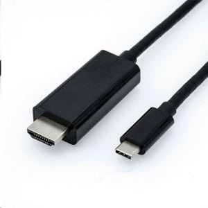 Roline USB C 3.1 - HDMI M/M adapter 1m kábellel  (11.04.5840-10)