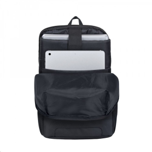 RivaCase 8068 Regent Notebook hátizsák 15.6" fekete + acél kulacs (4260403574003)