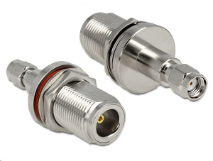 Delock adapter N jack> RP-SMA csatlakozó bulkhead, 50,00 (88847)