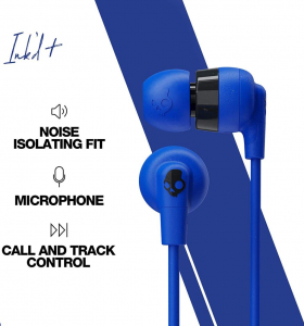 Skullcandy Inkd+ mikrofonos fülhallgató kobaltkék (S2IMY-M686)