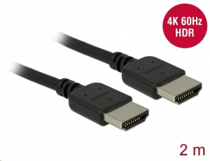 Delock Prémium HDMI kábel 4K 60 Hz 2 m (85217)