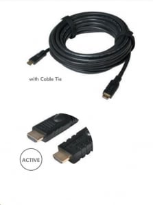 LogiLink HDMI Active, M/M, 15m kábel fekete (CHA0015)