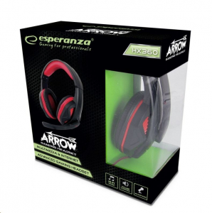 Esperanza EGH360 ARROW Gamer mikrofonos fejhallgató