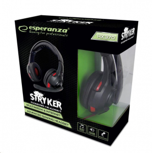Esperanza EGH370 STRYKER Gamer mikrofonos fejhallgató