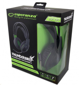Esperanza EGH430 THUNDERBIRD Gamer mikrofonos fejhallgató
