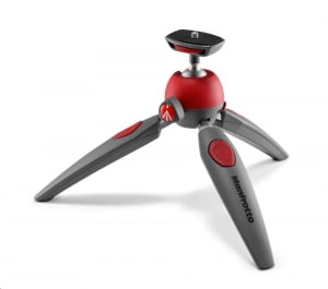 Manfrotto MTPIXIEVO-RD mini tripod szürke-piros