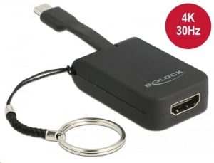 Delock USB Type-C adapter HDMI-hoz (DP Alt Mode) 4K 30 Hz - kulcstartón (63942)