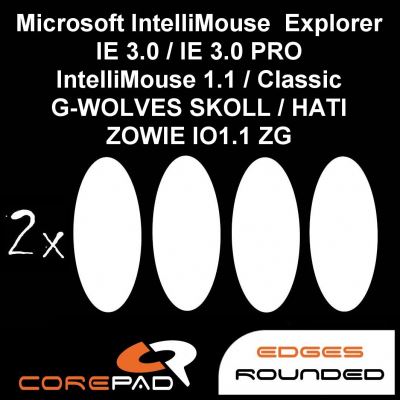 Corepad egértalp Microsoft IntelliMouse 1.1/IntelliMouse Classic/IntelliMouse Explorer IE 3.0/IntelliMouse 3.0 PRO egérhez (07174 - PRO 3)