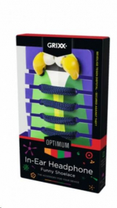 Grixx In-ear Shoe Lace 10 mm fülhallgató kék-sárga (GROHIELACE01)